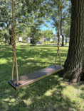 Load image into Gallery viewer, Walnut Stained Classic Bench Swing