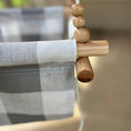Load image into Gallery viewer, side close up of wood details on sealed maple wood for outdoor toddler swings