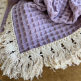 Load image into Gallery viewer, lavender fringe lovey
