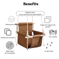 Load image into Gallery viewer, Swing image showing the many benefits for your child