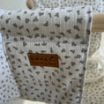 Load image into Gallery viewer, Close-up of durable, soft cotton fabric in neutral confetti pattern