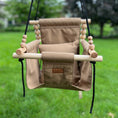 Load image into Gallery viewer, Premium Outdoor High Back Swing Chestnut
