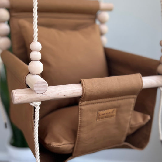 Indoor Organic Toffee Pillow