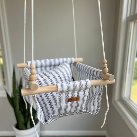 wide black ticking lb