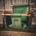 Load image into Gallery viewer, Premium Outdoor High Back  Baby & Toddler Swing-Sage
