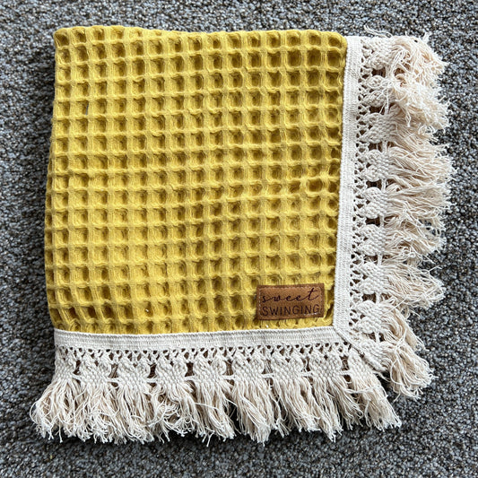 honeycomb fringe lovey